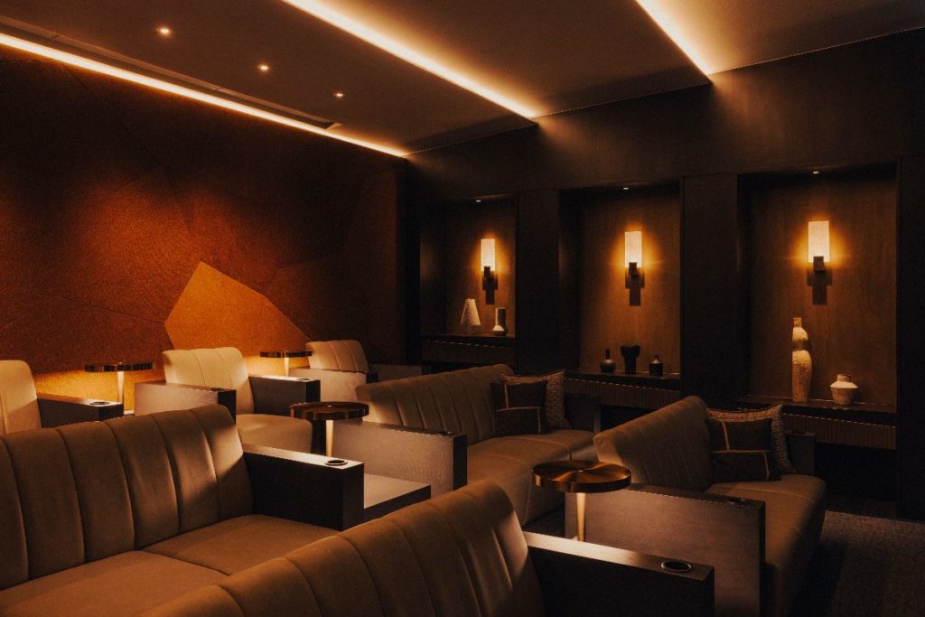 Private movie theater at SRWW