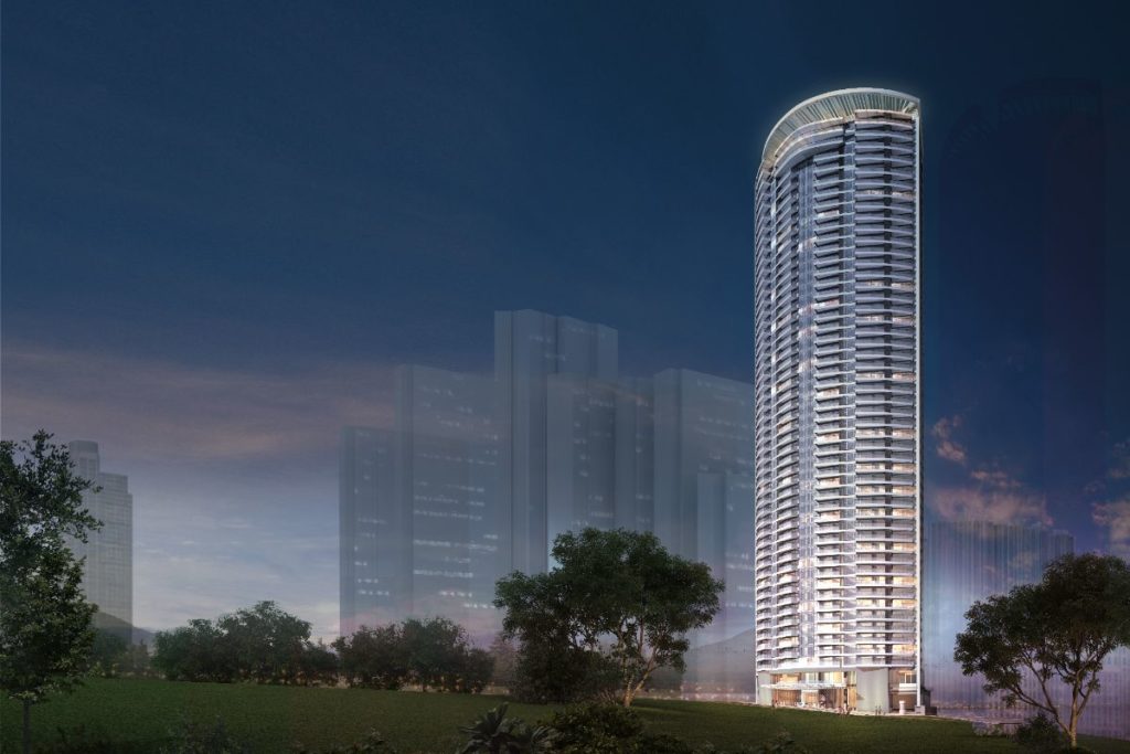 A render of the Mandaluyong skyline with SRWW