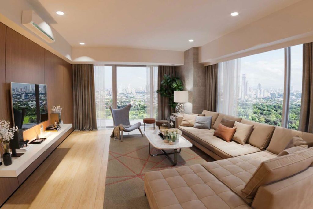 luxury unit in building with good layout