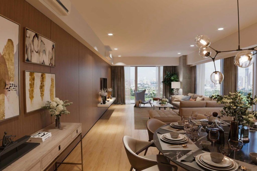 luxurious amenities and security in a condominium